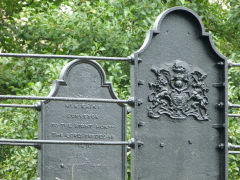 Tredegar Park Tramroad bridge plaques, August 2012
